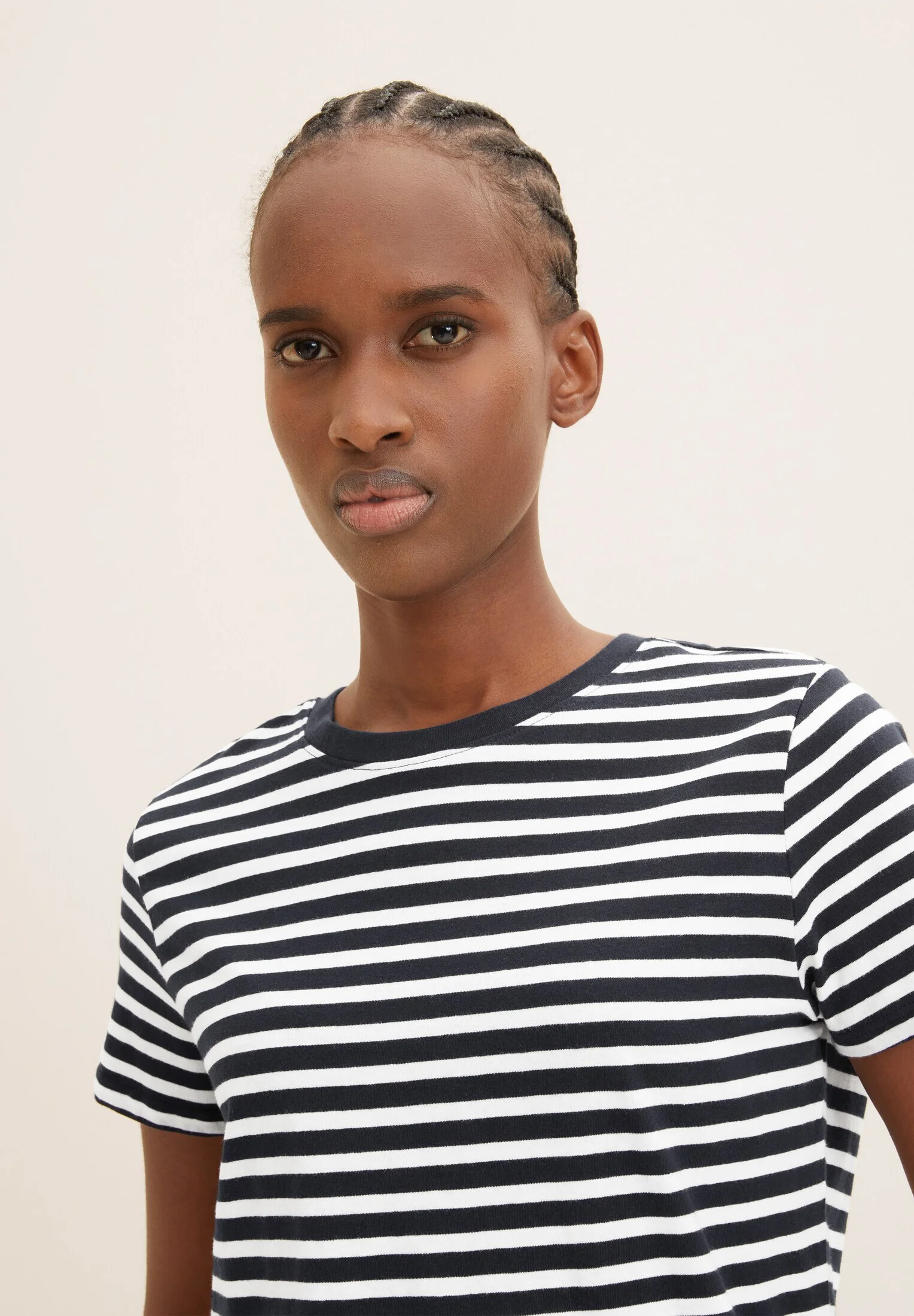 TOM TAILOR DENIM TMODERN STRIPE - Camiseta con estampado