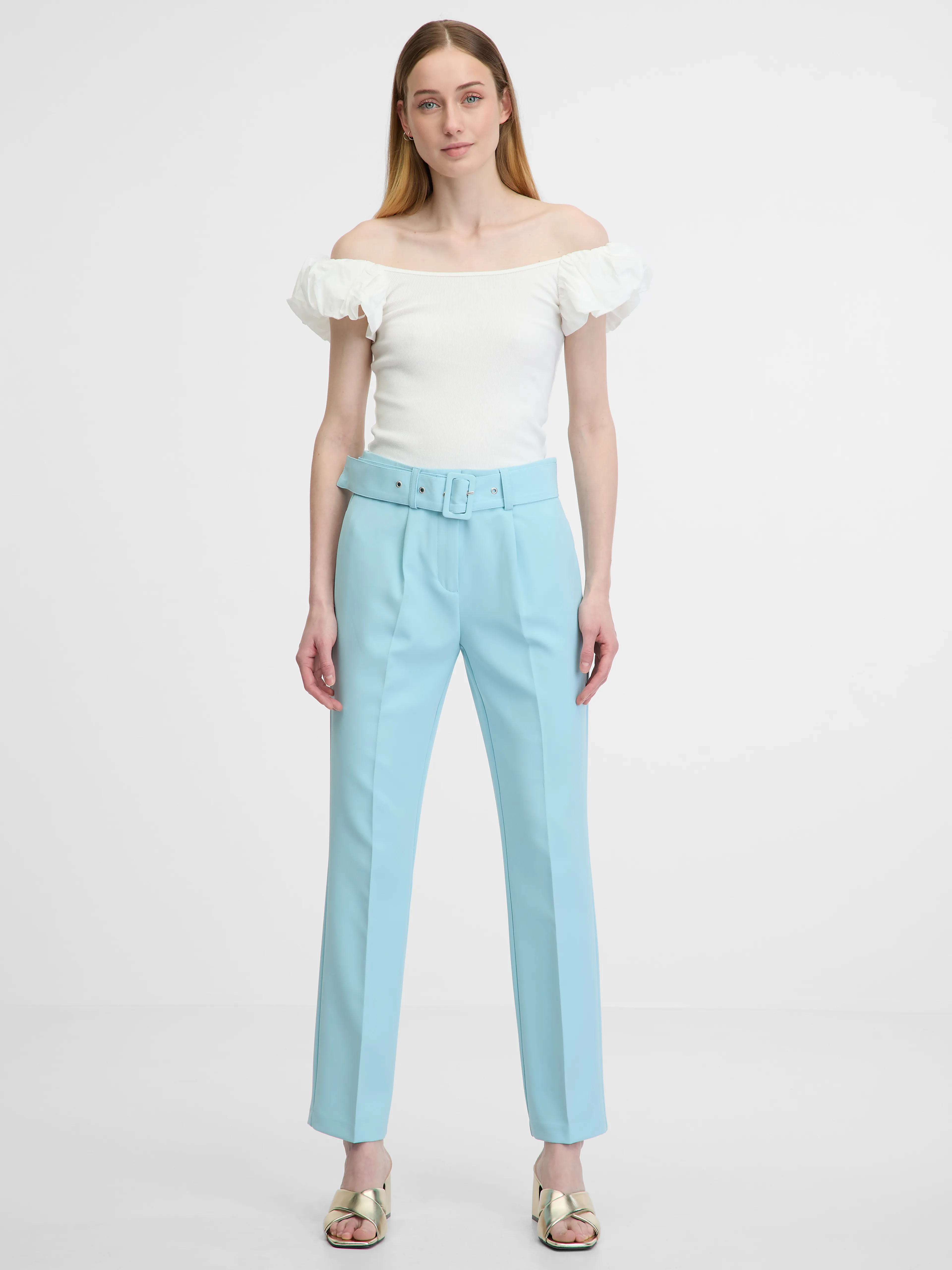 Hellblaue Damenhose ORSAY