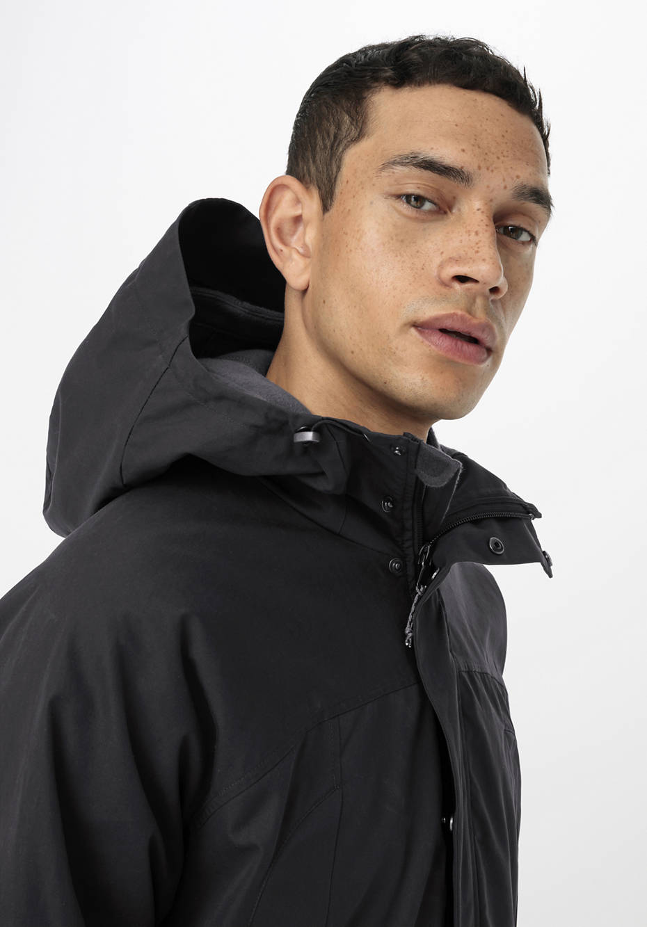Nature Shell Allwetter-Jacke aus reiner Bio-Baumwolle