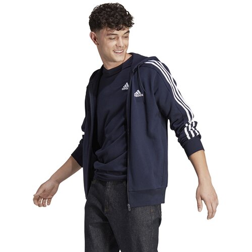 HERREN KAPUZENSWEAT ESSENTIALS FRENCH TERRY 3-STREIFEN