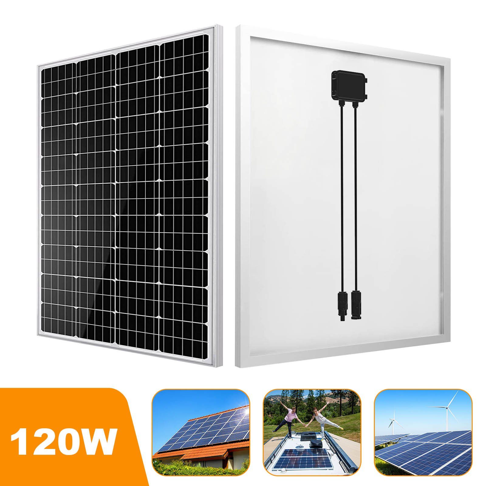 PFCTART Solaranlage 18V 120/150/200W Solarpanel, IP65 Wasserdicht (1-St)