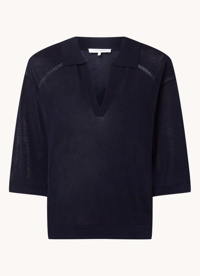 Top semitrasparente con scollo a V di Gerard Darel Loeya