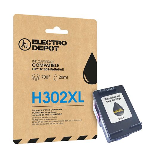 Cartuș de cerneală ELECTRO DÉPÔT negru H302
