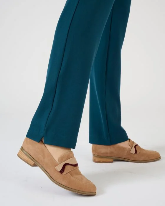 Pantalon effet ventre plat