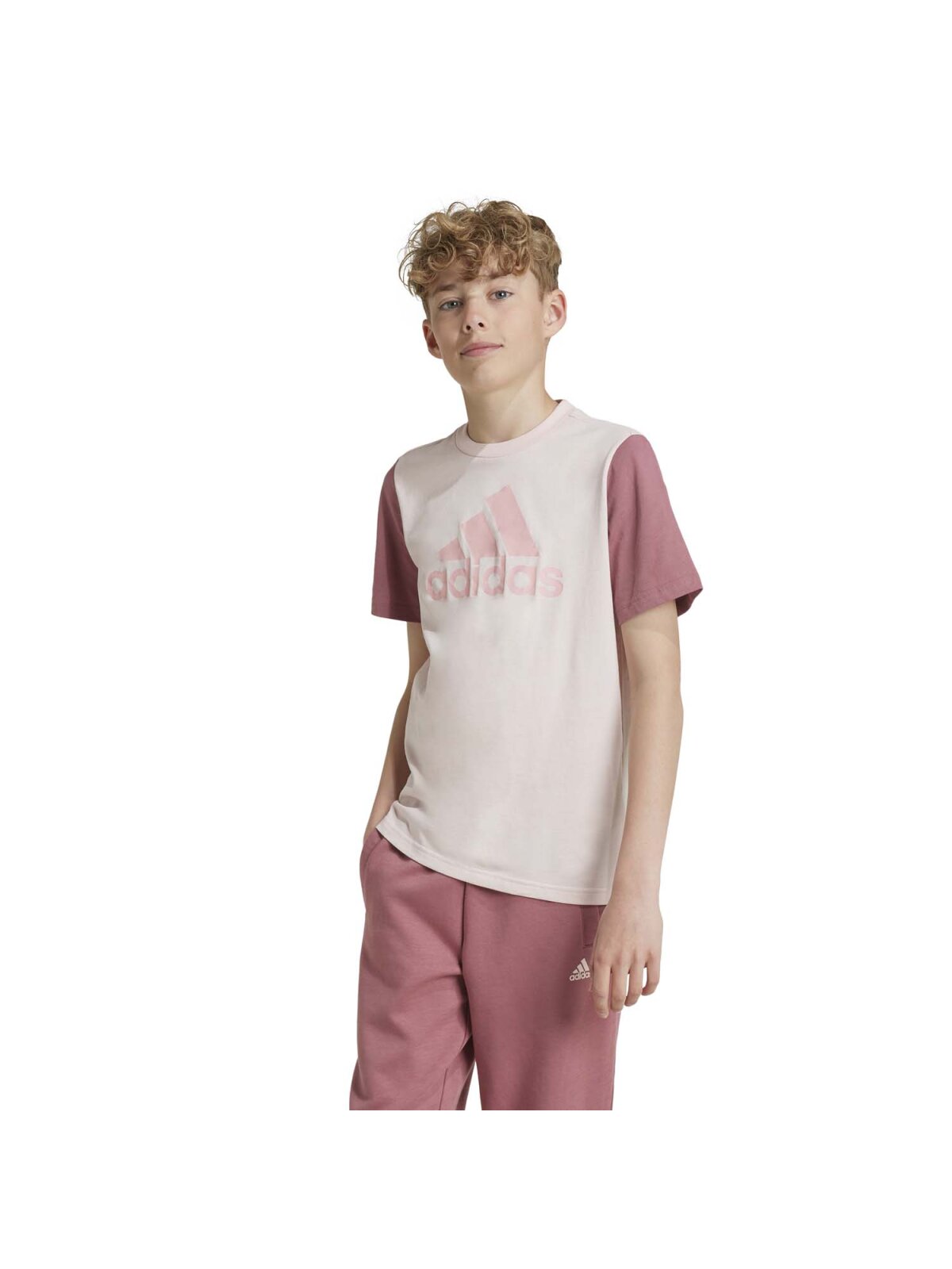 Adidas Essentials T-Shirt Kinder rosa