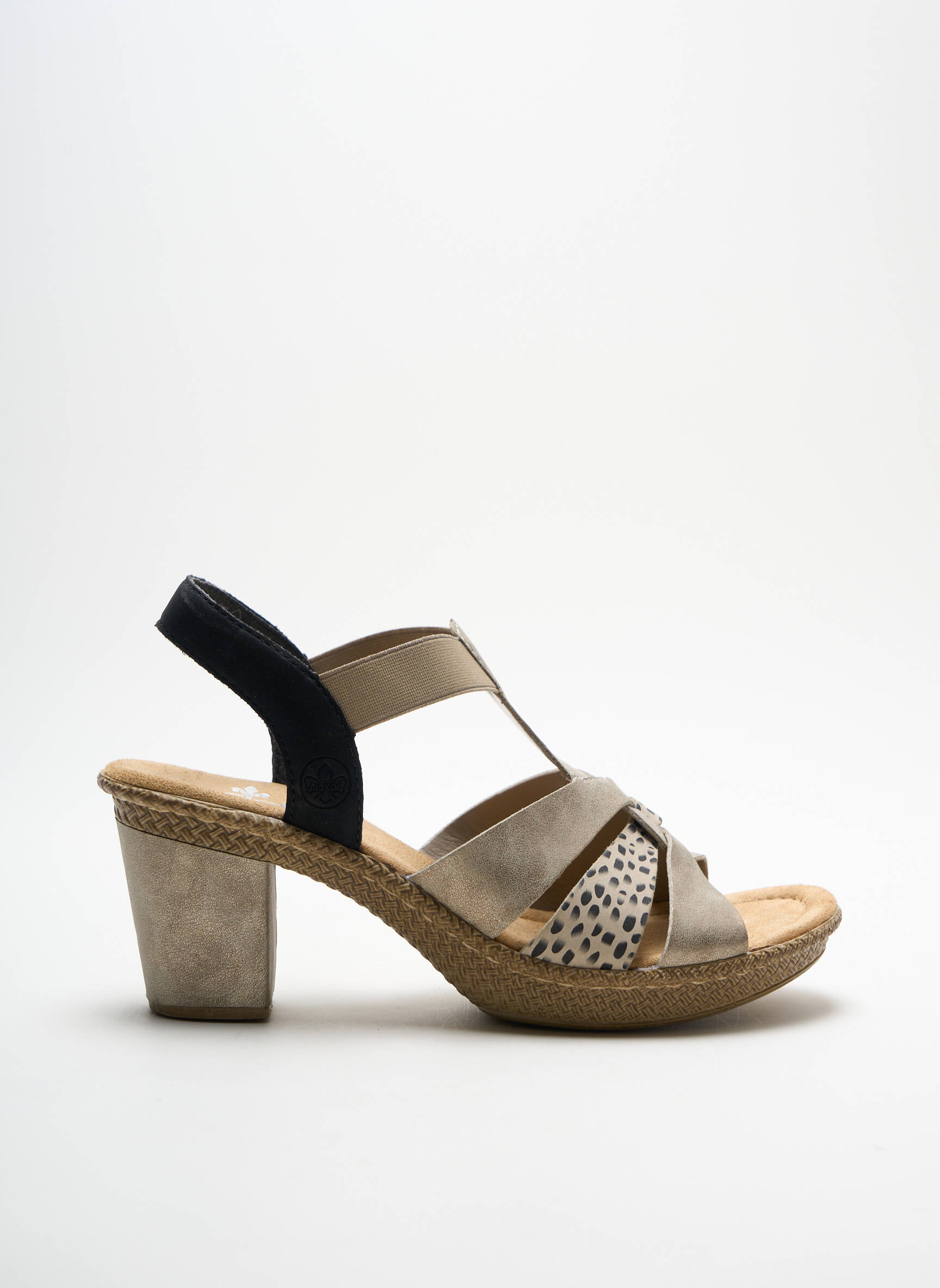 Rieker Sandales Nu Pieds Femme couleur beige