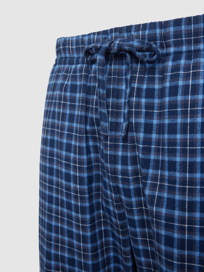 Pyjama-Hose mit elastischem Bund in marineblau