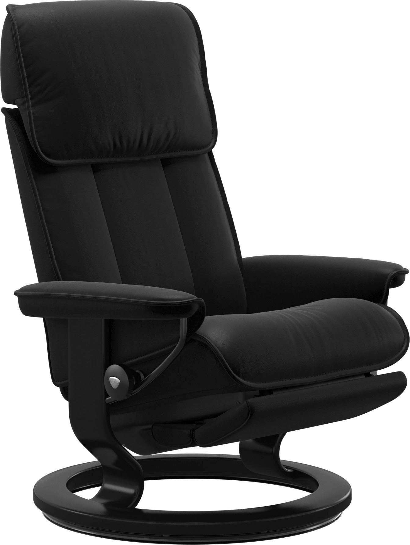 Stressless® Relaxsessel Admiral, verstellbar, optional 2-motorisch, Größe M & L, Gestell Schwarz