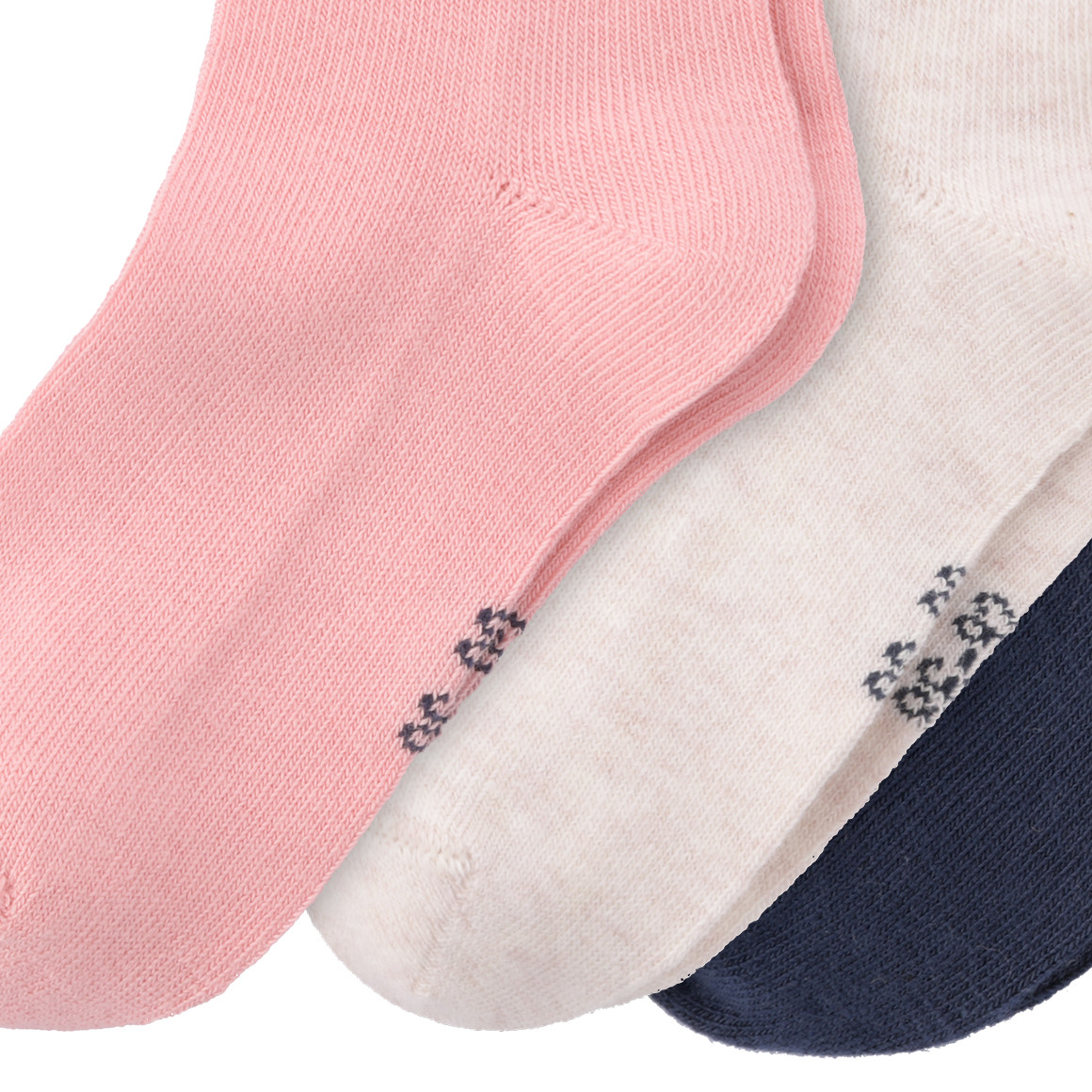3 Paar Baby Socken im Farb-Mix