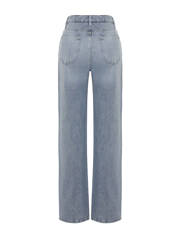 trendyol Jeans - Mom fit - in Hellblau günstig kaufen