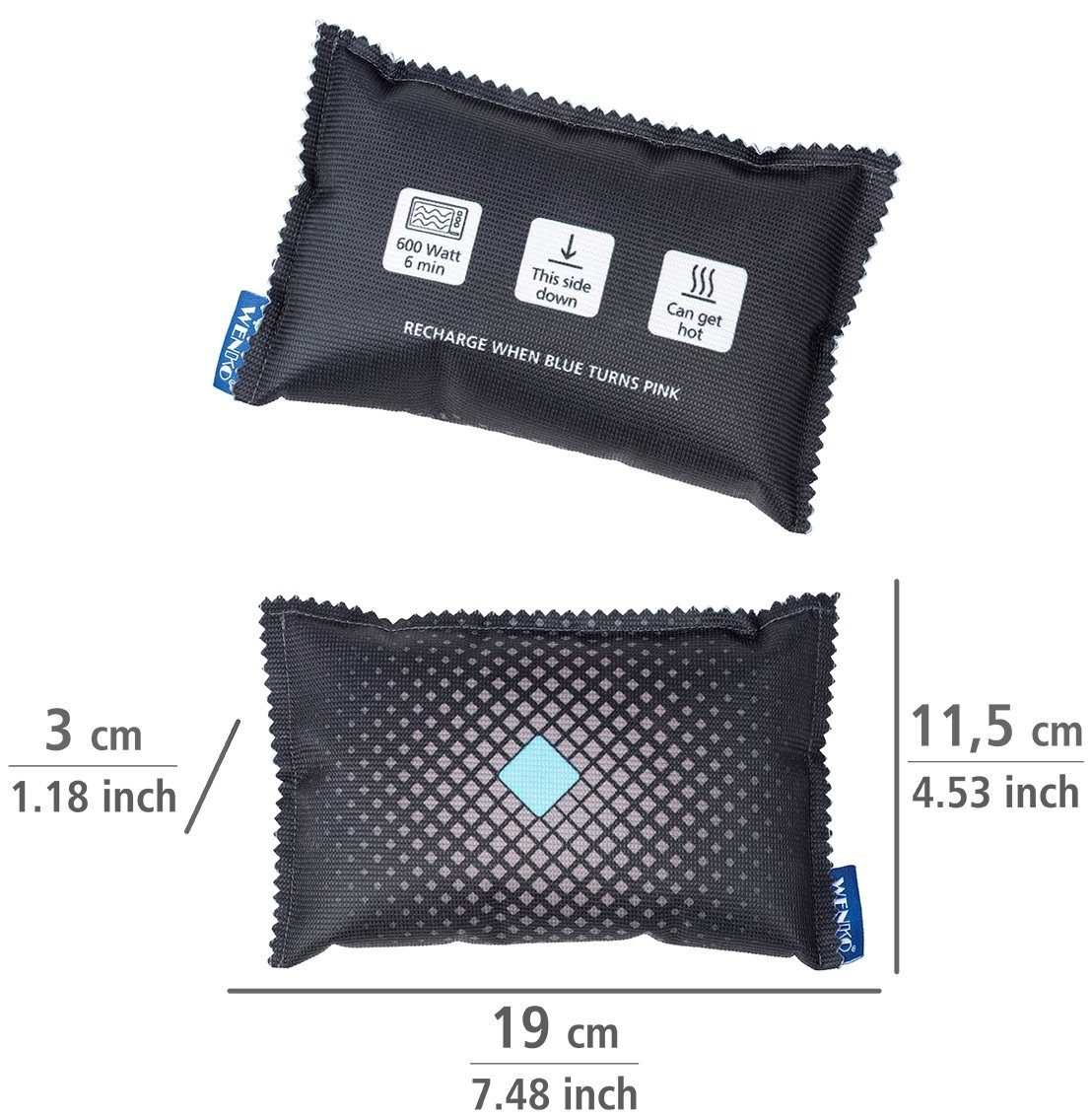 WENKO Luftentfeuchter Universal-Entfeuchter, für 20 m³ Räume, 3 Stk.