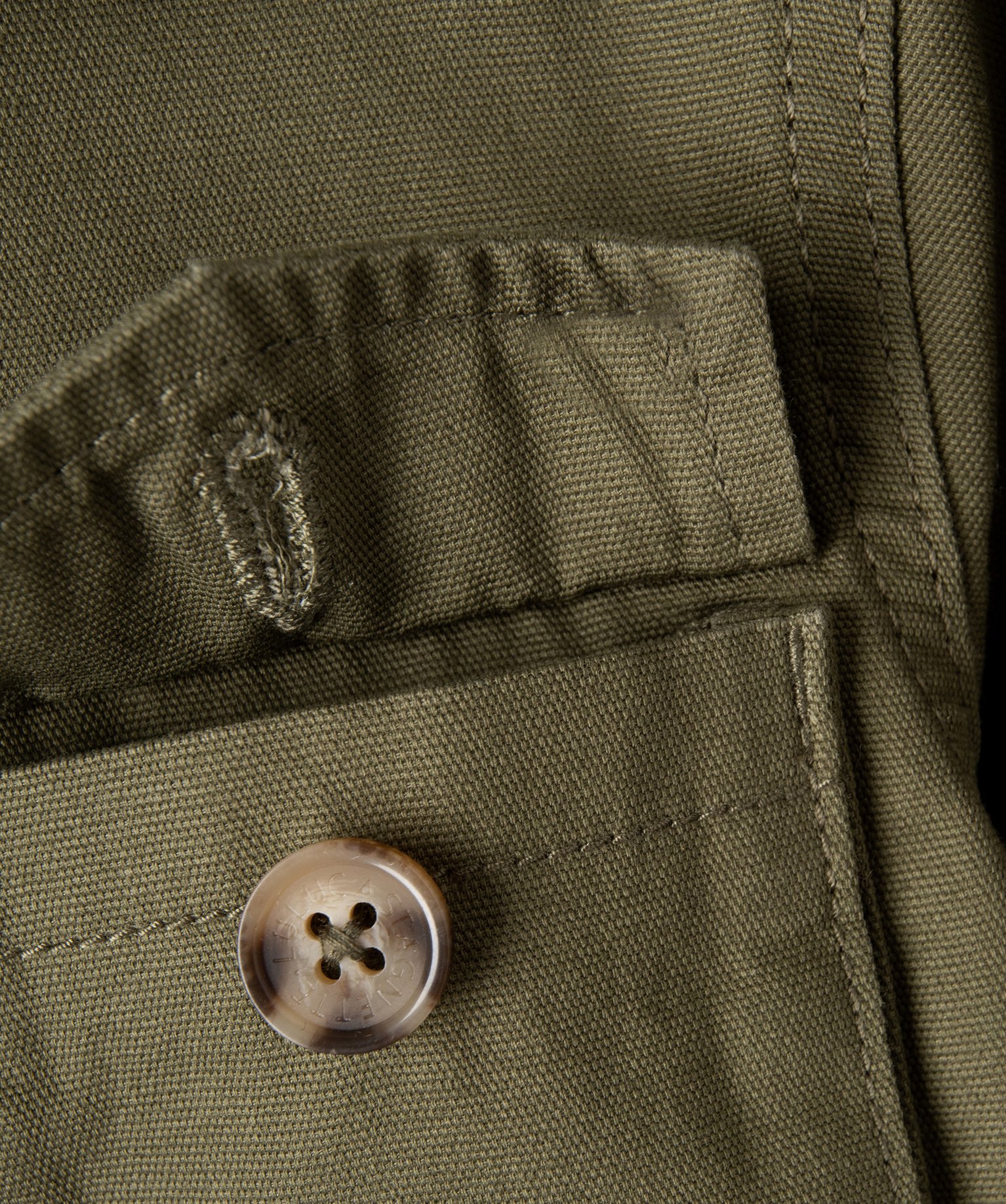 Veste Garçon en toile look chemise - LuluCastagnette kaki | GEMO