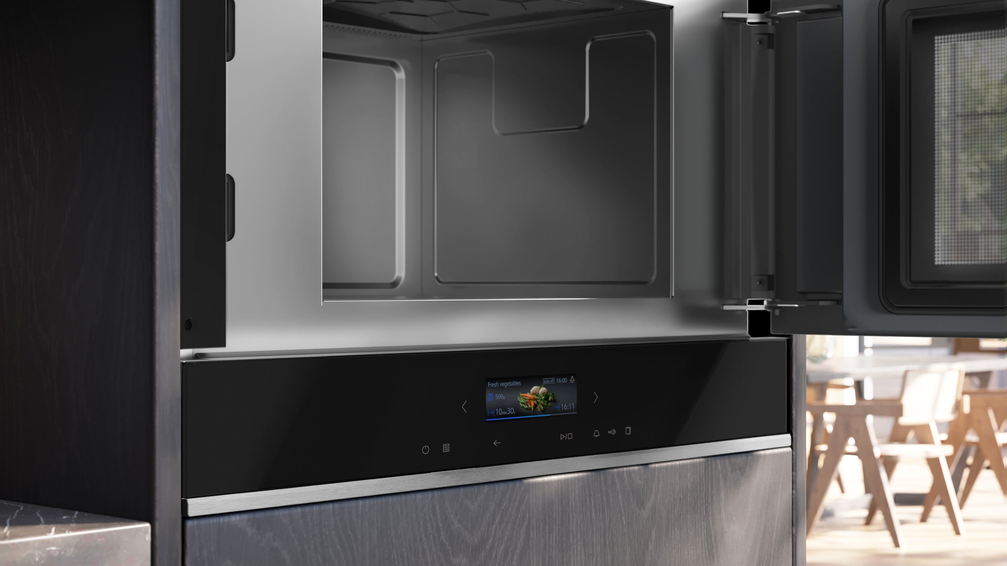 SIEMENS Einbau-Mikrowelle BF722R1B1, Mikrowelle, 21 l