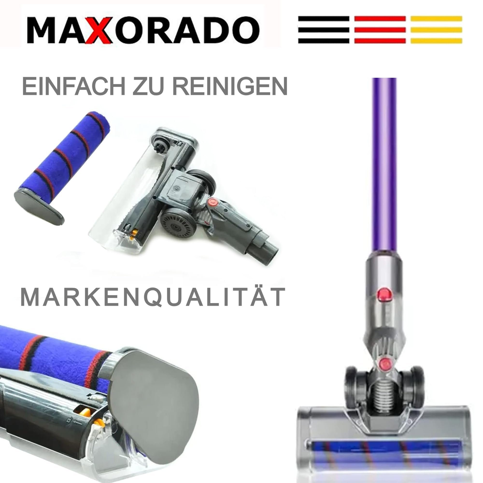 Maxorado Turbodüse Turbobürste Staubsauger Düse Turbodüse für Dyson V7 V8 V10 V11 V15, Zubehör für Dyson Staubsauger V 7 8 10 11 15, (1-tlg., Absolute Animal Detect), Effizient