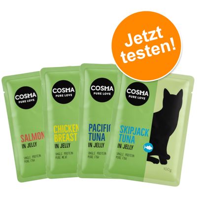 Probiermix Cosma Original und Asia Frischebeutel 6 x 100 g