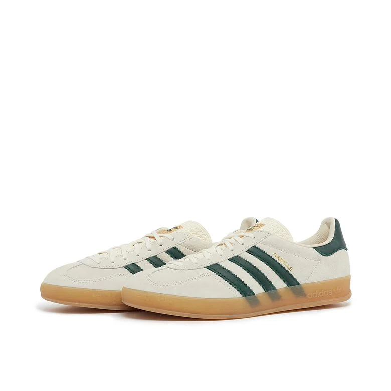 adidas Originals Wmns Gazelle Indoor cream white/collegiate green/gum3
