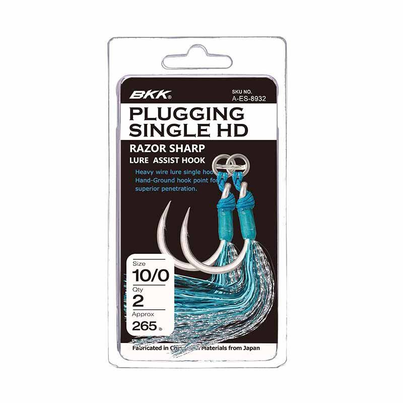 Pojedynczy haczyk jiggingowy BKK Pluggling Single HG (Crusader)