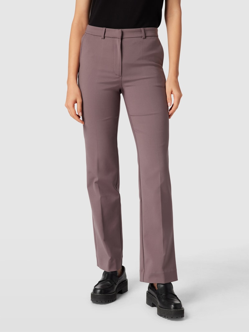 Hose mit Bügelfalten Modell 'NOOWA' in mauve