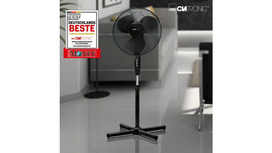 CLATRONIC Standventilator VL3603S schwarz