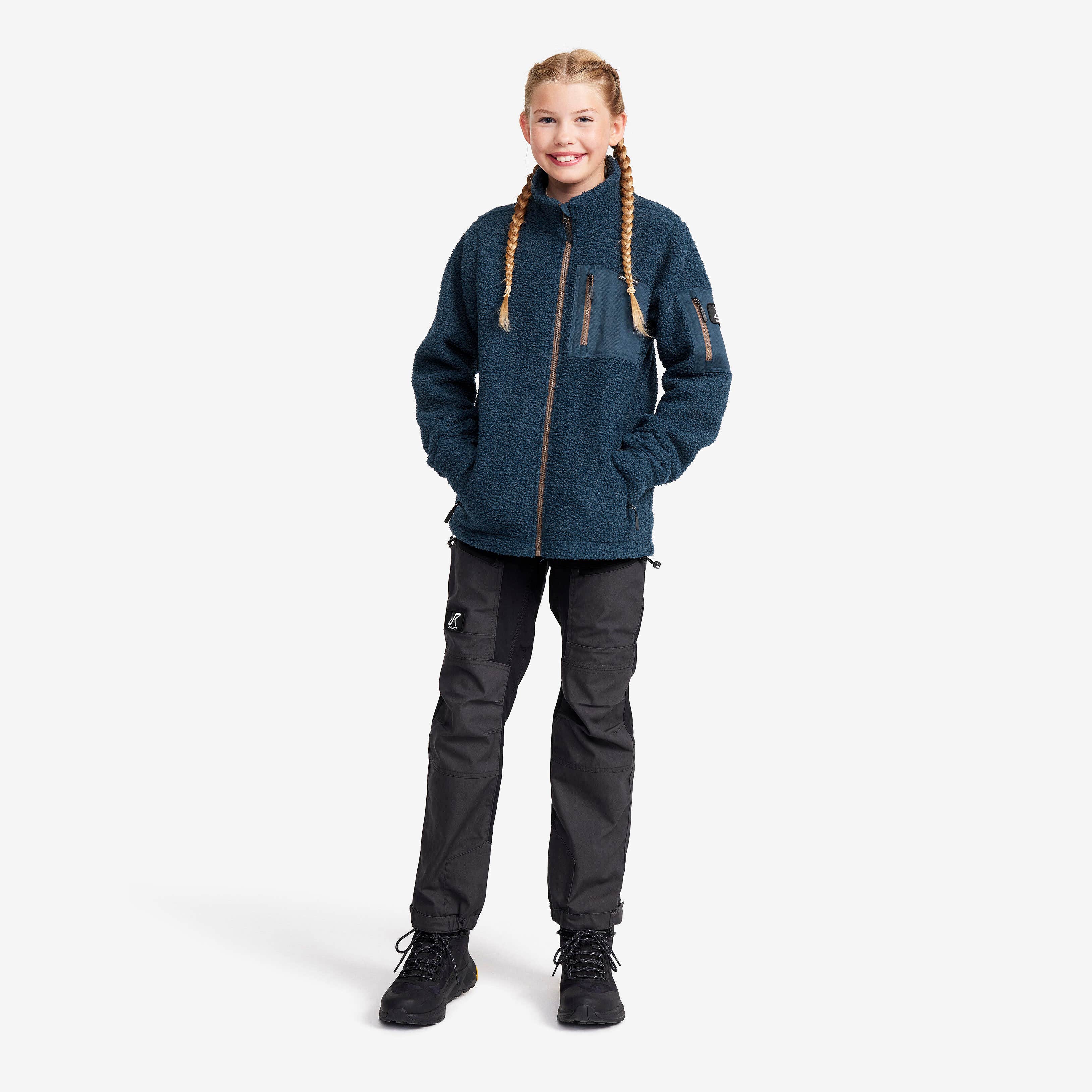 Bigfoot Pile Fleece Teens Moonlit Ocean