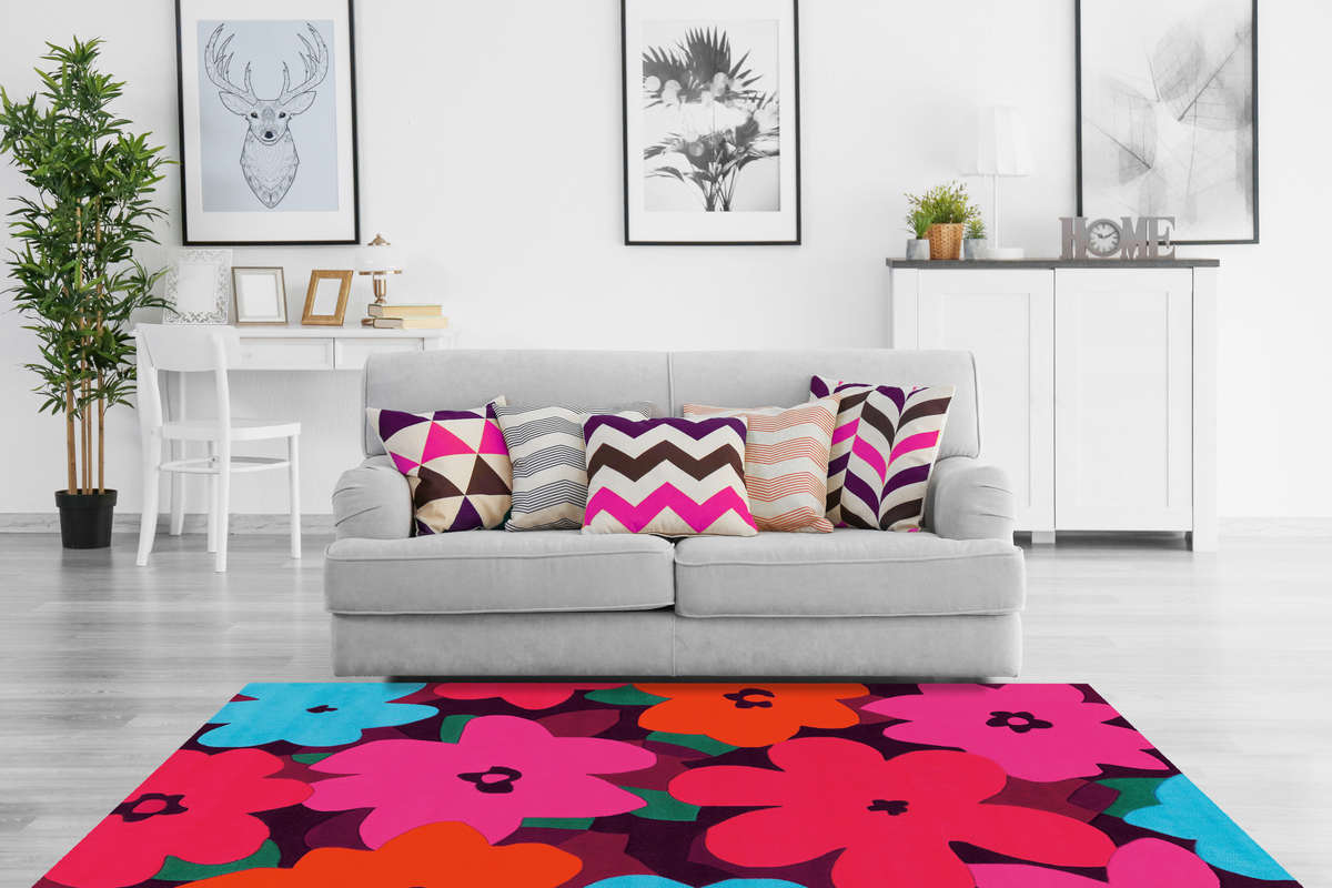 Arte Espina Teppich Sam 4135 Multi / Pink