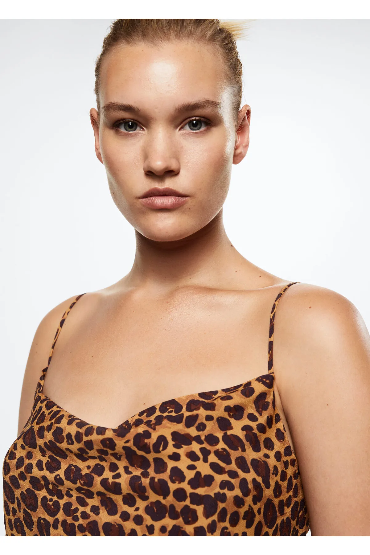 MANGO  Braune Damenbluse 37073841