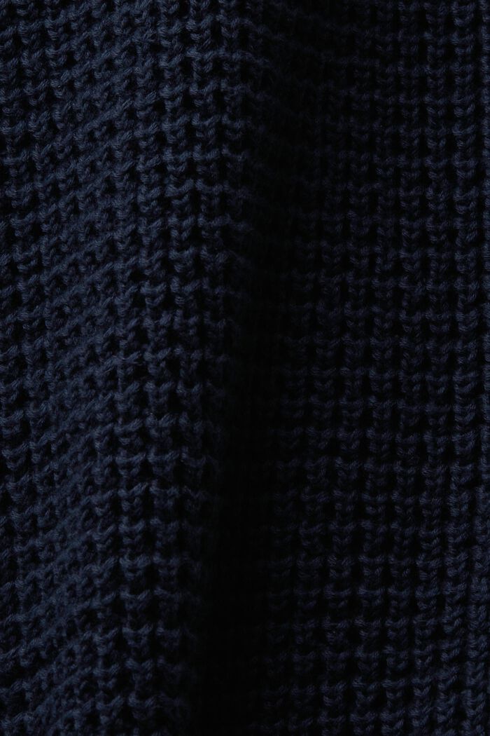 Zopfstrickpullover mit halbem Zipper