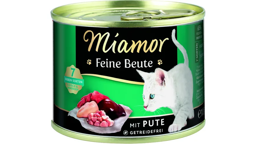 Miamor Katzennassfutter Feine Beute mit Pute 185 g
