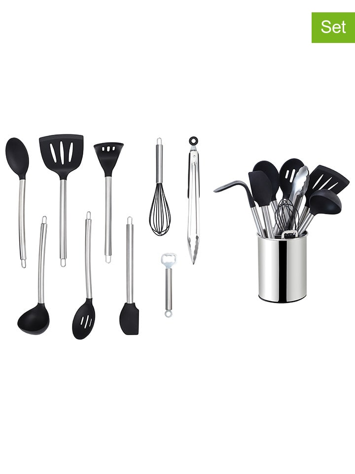 Echtwerk 10tlg. Küchenhelfer-Set in Silber günstig kaufen onesize