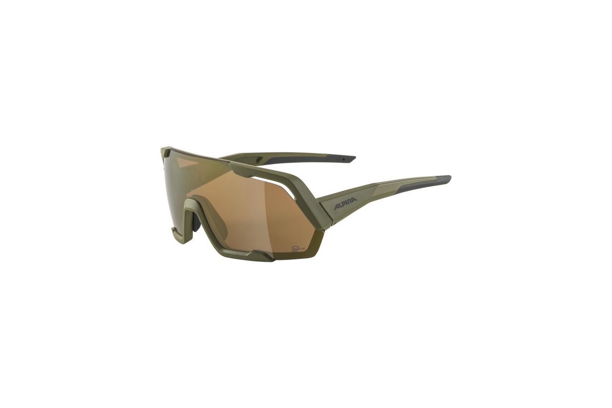 Alpina Rocket Q-Lite olive matt / bronce mirror lens