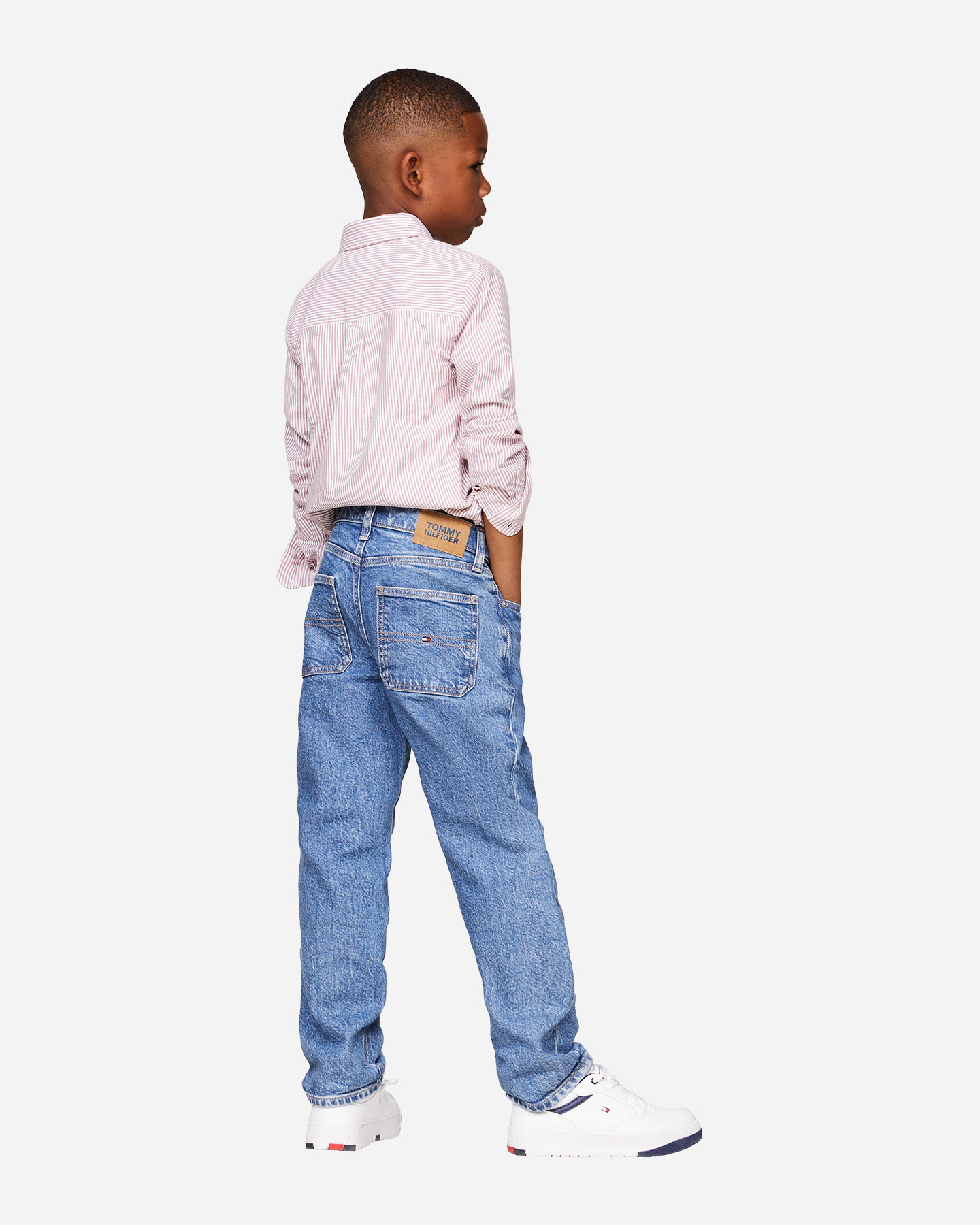 Džínsy Tommy Hilfiger Skater Mid Jr KB0KB09040-1A5