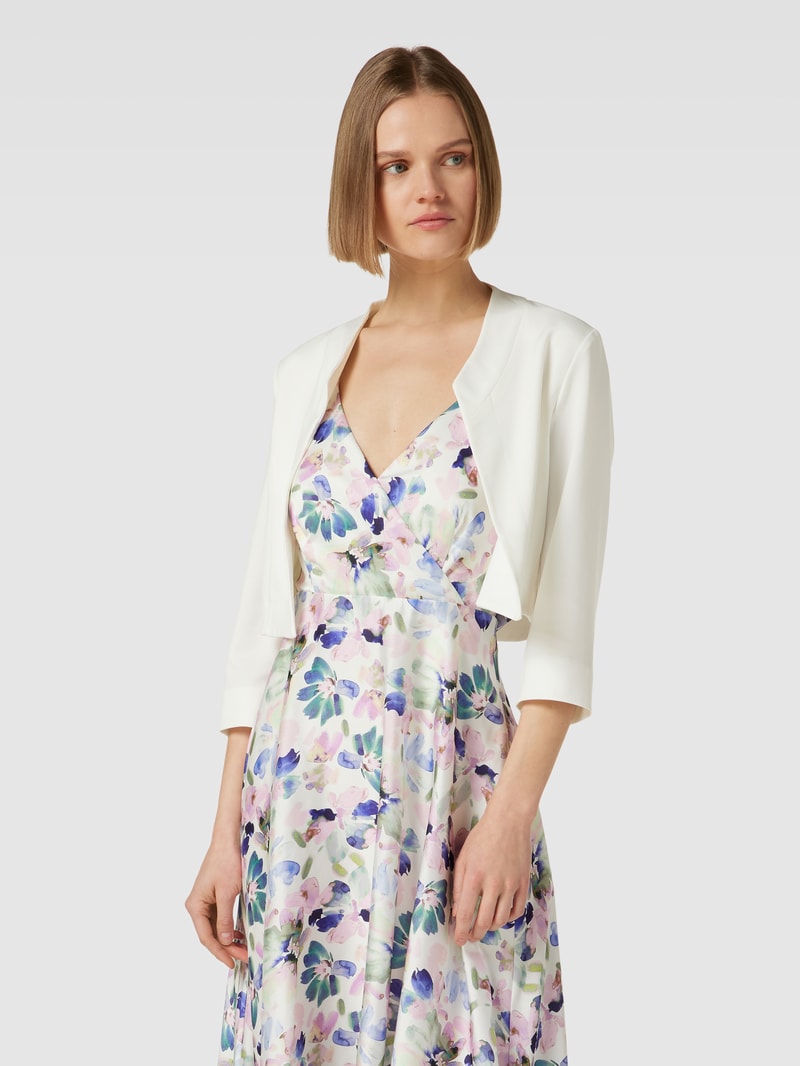 Bolero mit offener Vorderseite in offwhite