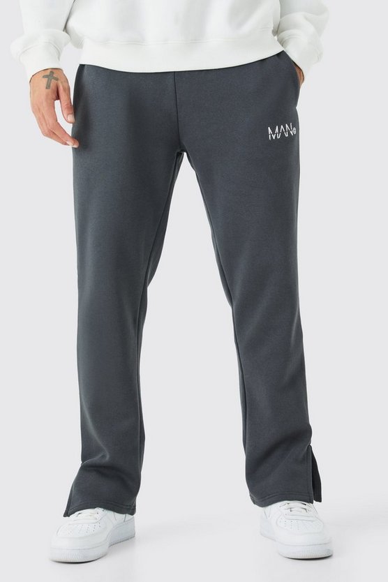 Man Split Hem Jogger