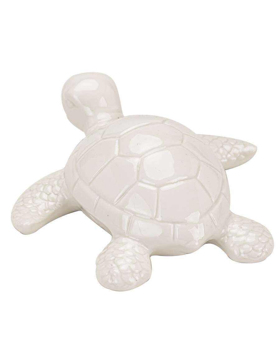 Glänzende Deko-Schildkröte