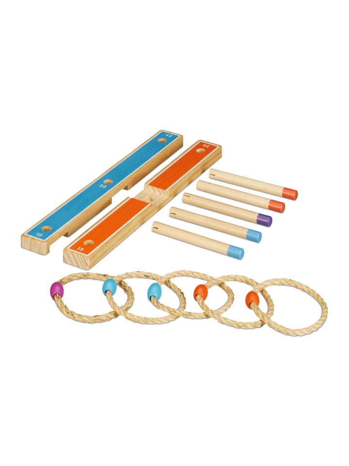relaxdays Ringwurfspiel in Bunt günstig kaufen onesize