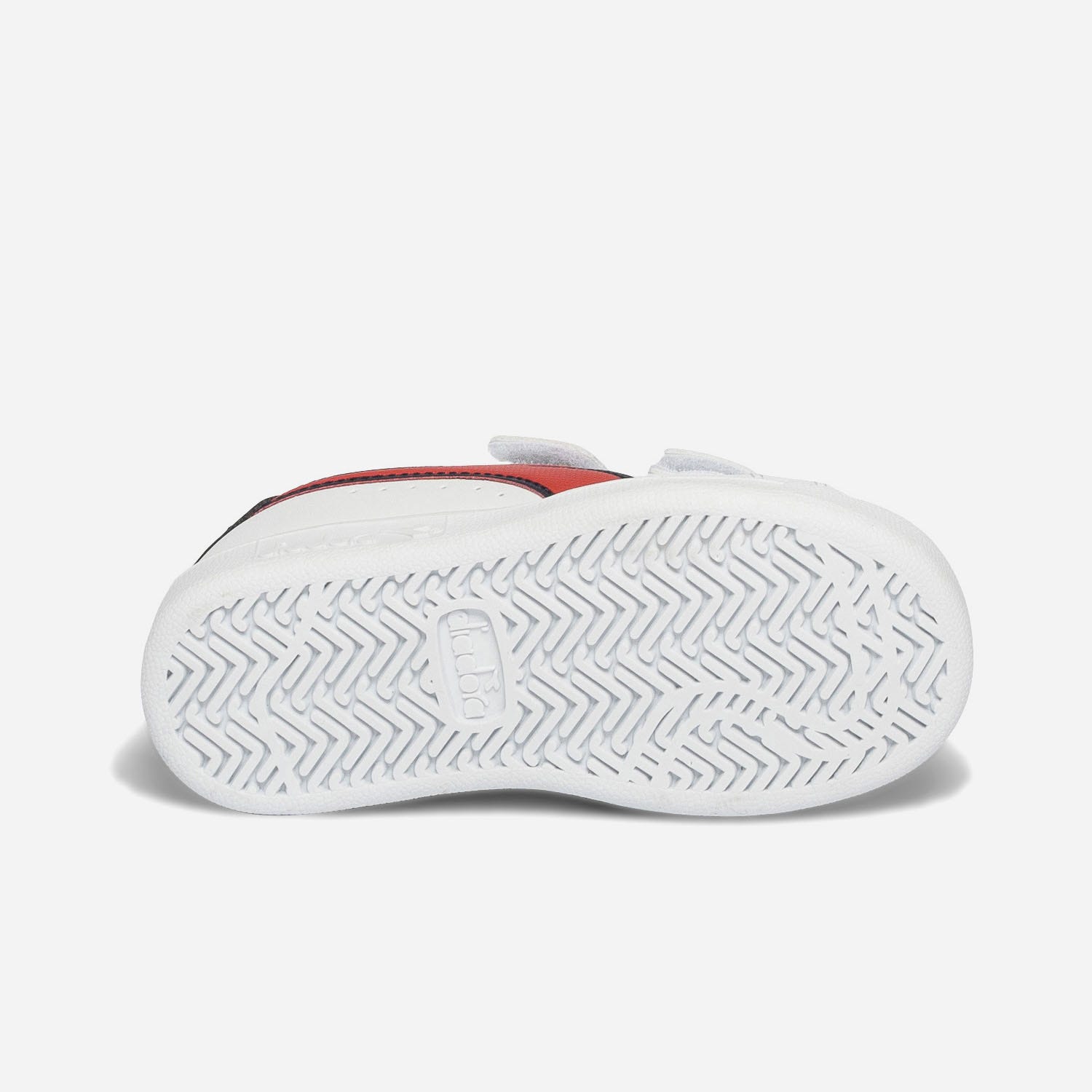 Tennis DIADORA blanche, rouge, marine à scratchs