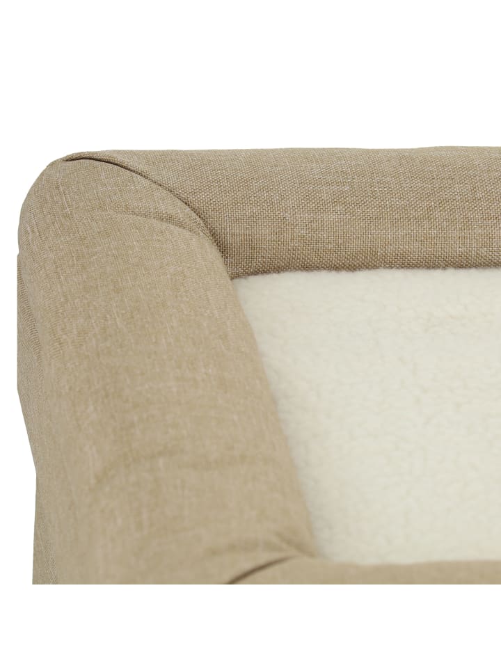 relaxdays Katzenhöhle in Braun/ Weiß - (B)40 x (H)44 x (T)40 cm günstig kaufen onesize