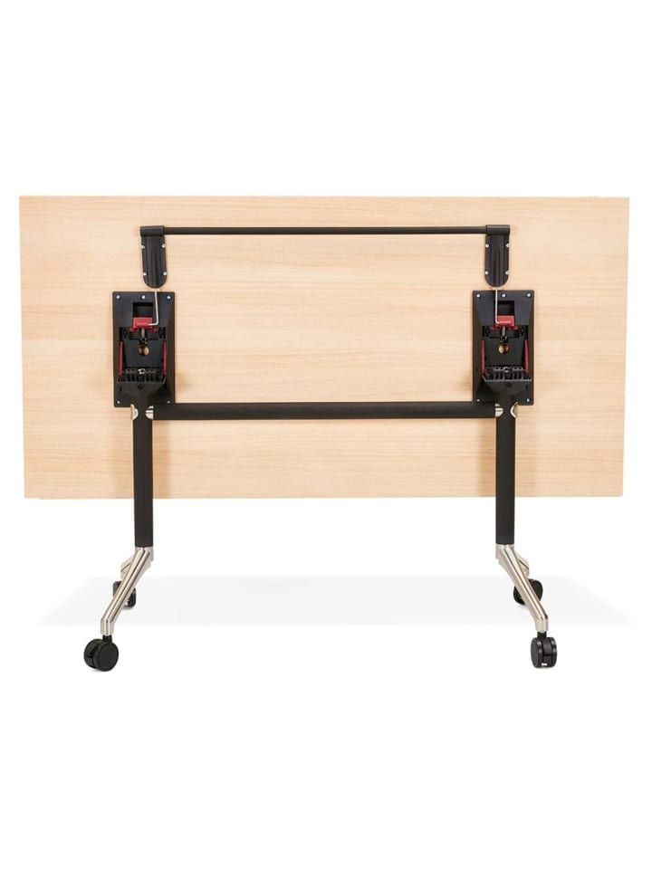 KADIMA DESIGN Schreibtisch klappbar 160x80 cm funktional, mit Arbeitsfläche in Beige günstig kaufen