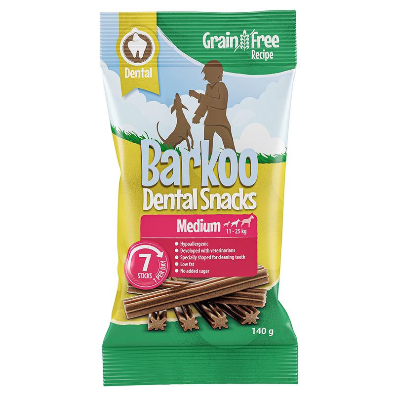 Barkoo Dental Snacks 7 Stück - GETREIFEDREIE Rezeptur