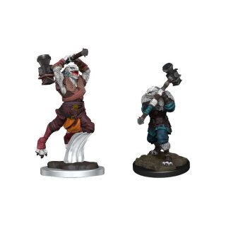 Critical Role Miniaturen unbemalt Ravenite Half-Dragon Barbarian Female (2)