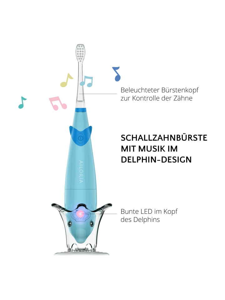 Ailoria BUBBLE BRUSH Kinder-Schallzahnbürste in blau günstig kaufen onesize