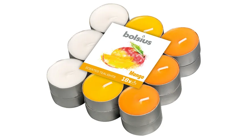 bolsius Duft-Teelichte Mango