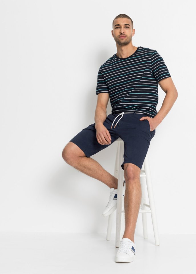 Stretch-Bermuda, Regular Fit