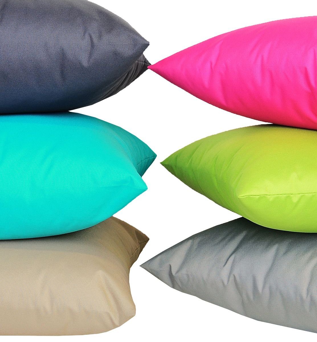 JACK Dekokissen JACK 50x50cm Outdoor Lounge Kissen inkl. XXL Füllung Sitzkissen, starke Füllung, Robust, Strapazierfähig, Wasserabweisend, Innen&Außen