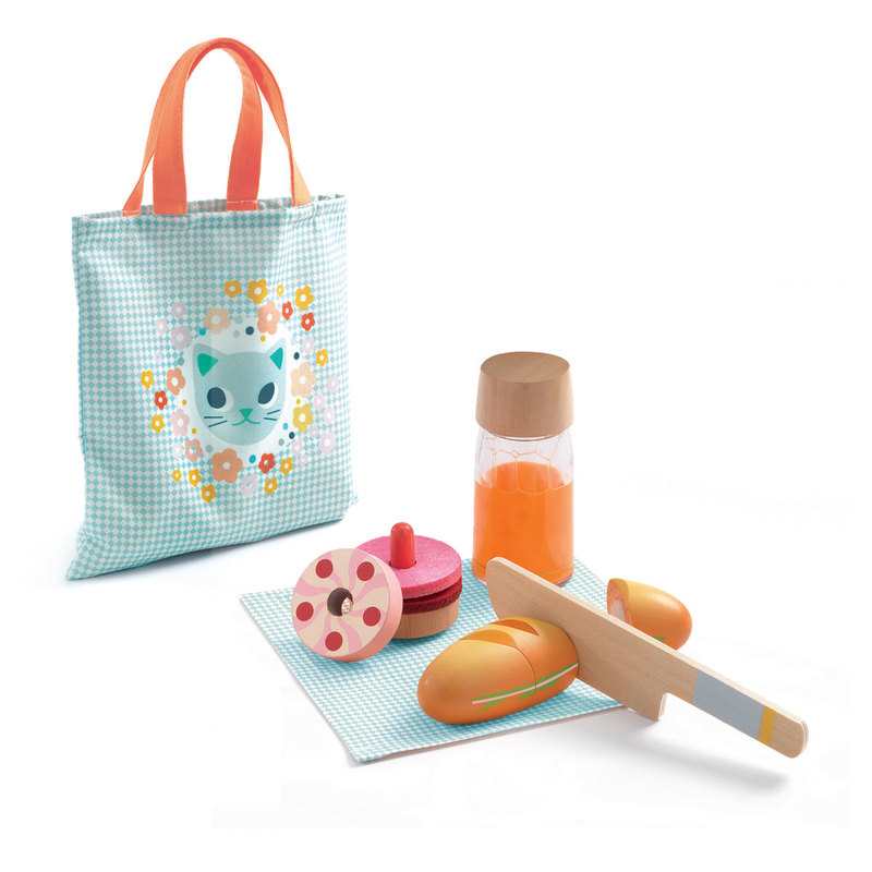 Set pique nique du chaton et son sac
