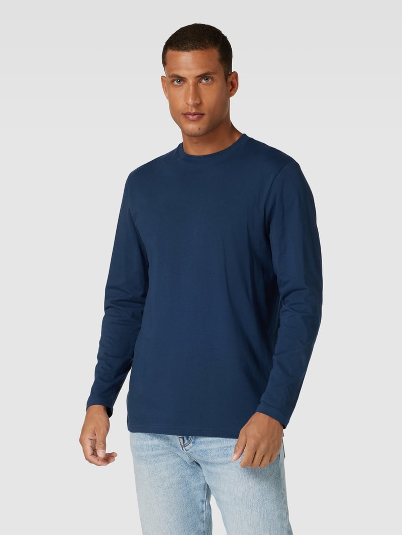 Longsleeve mit Rundhalsausschnitt in jeans