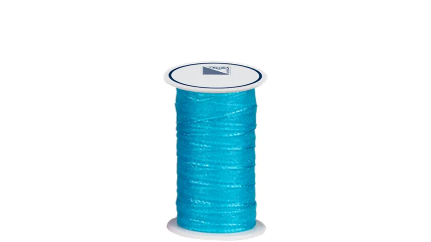 TRUBA Chiffonband mit Webkante 7mm x 5m hellblau 5 m