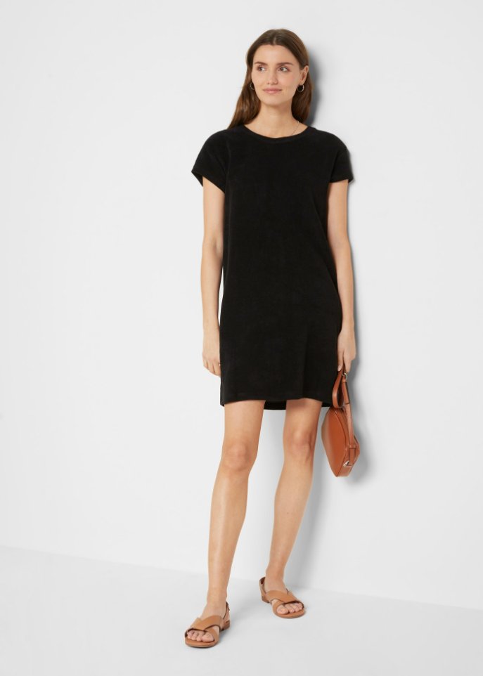 T-Shirt-Kleid aus Frottee