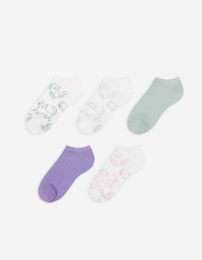 Sneakersocken - 5er-Pack