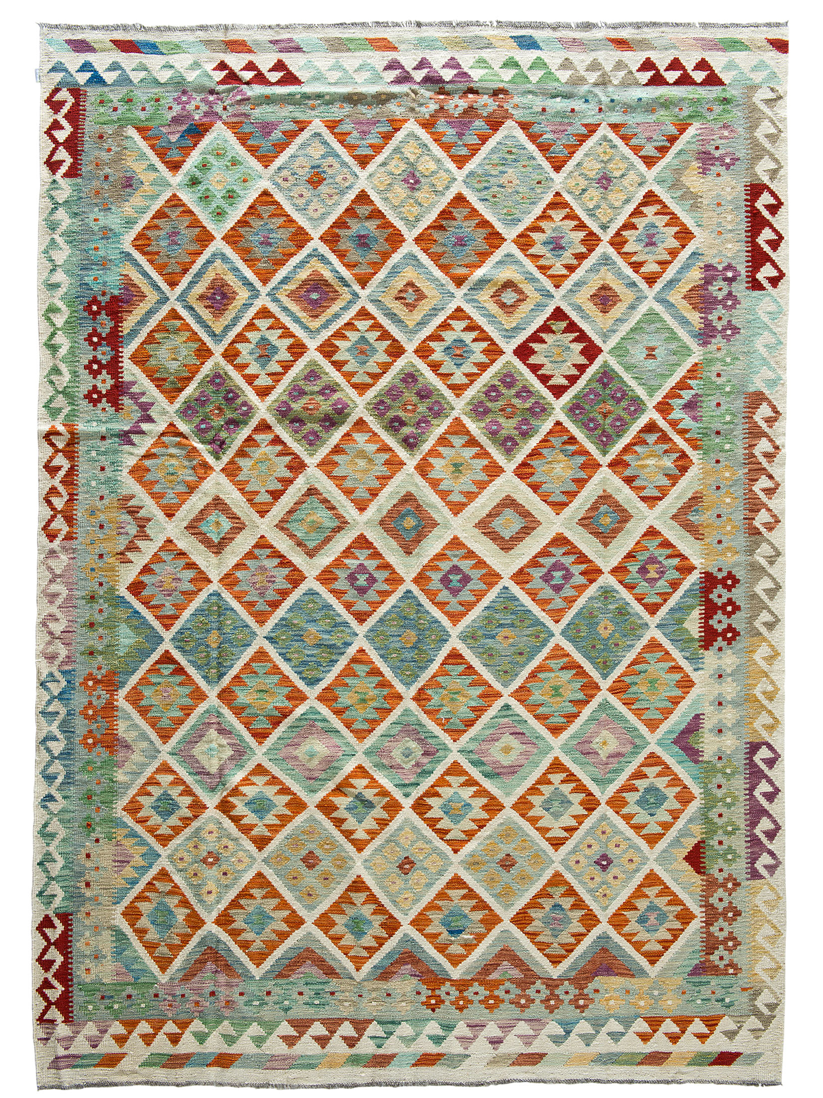 Afghan Kelim ca. 207 x 289 cm, Unikat / Einzelstück